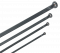 Изображение Хомут Хку 3.6х300мм со стальным замком черный (100шт) UHH34-D036-300-100-K02 