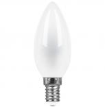 Изображение Лампа светодиодная LED 11вт Е14 теплый матовая свеча FILAMENT 38005 