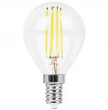 Изображение Лампа светодиодная LED 11вт Е14 теплый шар FILAMENT 38013 
