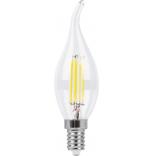 Изображение Лампа светодиодная LED 5вт Е14 белый свеча на ветру FILAMENT 25576 