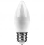 Изображение Лампа светодиодная LED 9вт Е27 дневной матовая свеча 25938 