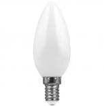 Изображение Лампа светодиодная LED 7вт Е14 теплый матовая свеча FILAMENT 25785 