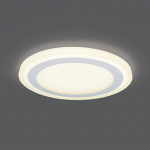 Изображение Светильник светодиодный Backlight BL118 круглый акрил 12+4Вт LED 3000К Gauss BL118 