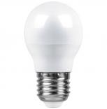Изображение Лампа светодиодная LED 9вт Е27 теплый матовый шар 25804 