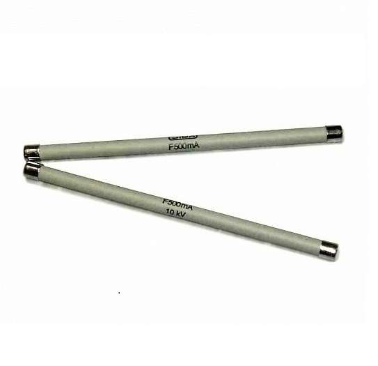 Предохранитель SIBA F=500мА 10кВ 187000 (8х150мм) Электрофарфор ЦБ ...