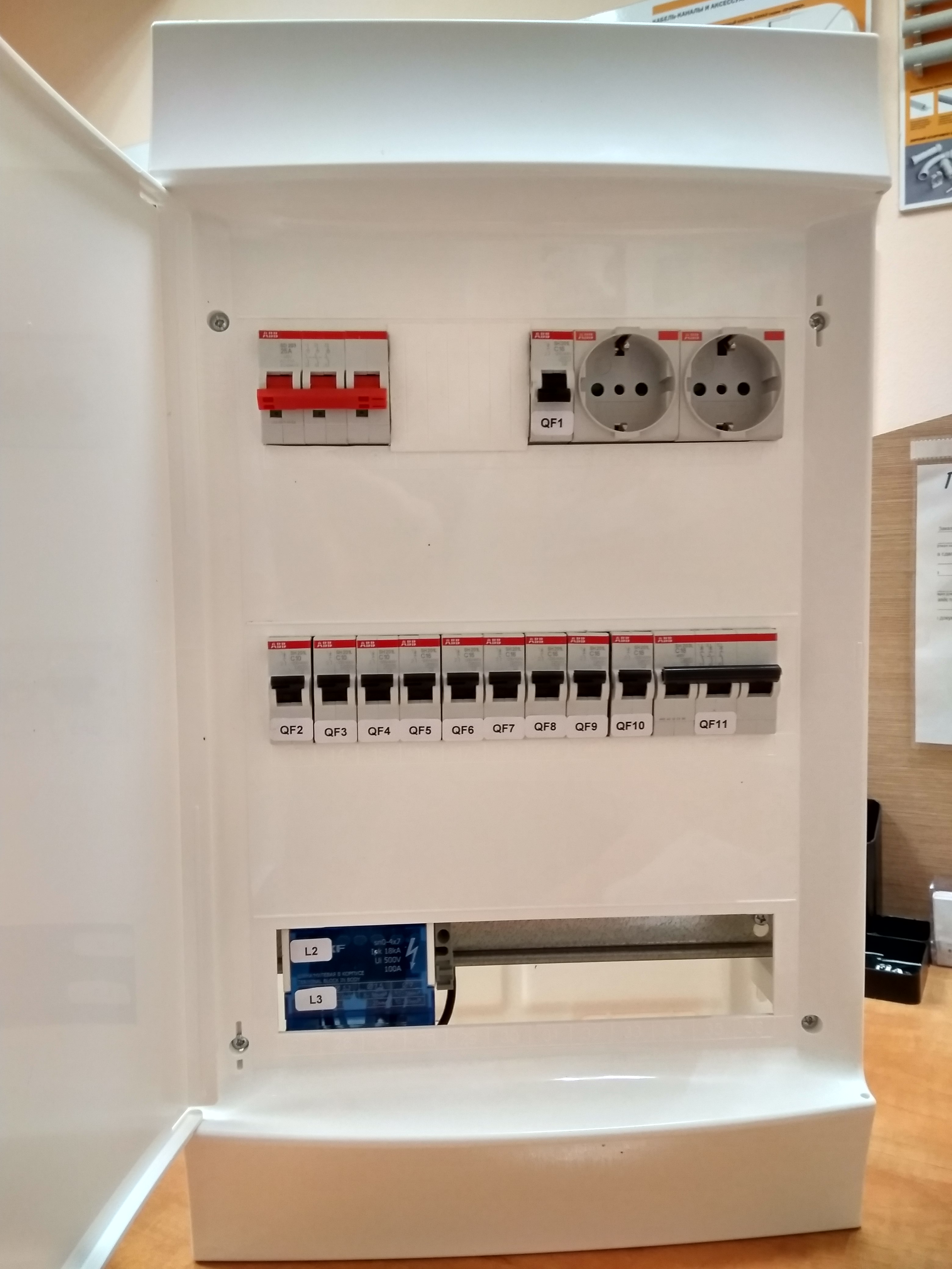 Распределительный щиток в квартире