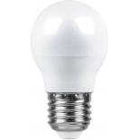Изображение Лампа светодиодная LED 7вт Е27 белый шар 25482 