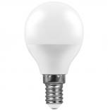 Изображение Лампа светодиодная LED 9вт Е14 белый матовый шар 25802 