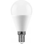 Изображение Лампа светодиодная LED 11вт Е14 белый матовый шар 25947 