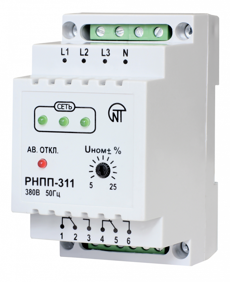 Реле контроля напряжения cm pfs s 3ф контроль обрыва и чередования фаз