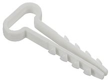 Изображение Дюбель-хомут 14х6мм для плоского кабеля нейлон бел. (уп.100шт) GENERICA UDH14-14-06-100-K01-G 