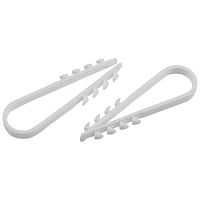 Изображение Дюбель-хомут 19-25мм для круглого кабеля NO-224-558 бел. (уп.10шт) Эра Б0066279 