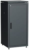 Изображение Шкаф сетевой 19дюйм LINEA N 18U 600х600мм металлическая передняя дверь черн. ITK LN05-18U66-M 