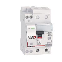 Изображение Устройства защиты от дугового пробоя DX3 Stop Arc 1P+N C10 10000А 30мА A (с АВДТ) Leg 415965 