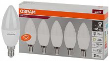 Изображение Лампа светодиодная LED Value LVCLB60 7SW/830 230В E14 2х5 RU (уп.5шт) OSRAM 4058075577923 