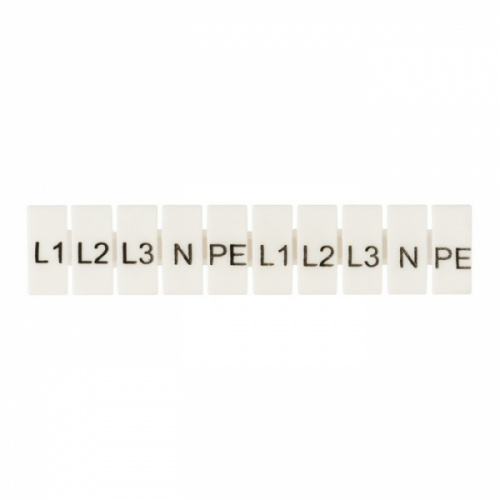Изображение Маркеры для JXB-ST 4 с символами "L1. L2. L3. N. PE" (уп.10шт) PROxima EKF zb-st-4-L-1-3 