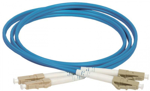 Изображение Патч-корд оптический коммутационный соединительный для многомодового кабеля (MM); 50/125 (OM4); LC/UPC-LC/UPC (Duplex) (дл.15м) ITK FPC5004-LCU-LCU-C2L-15M 