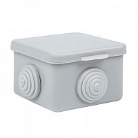 Изображение Коробка распаячная КМР-030-036 пылевлагозащитная, 4 мембранных ввода (65х65х50) розничный стикер EKF PROxima  plc-kmr2-030-036-r 