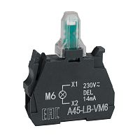 Изображение Блок световой OptiSignal D22 A45-LB-VM6 син. 230-240VAC ZBVM6 КЭАЗ 332211 
