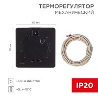 Изображение Терморегулятор механический R5XT 3.5кВт черн. Rexant 51-0593 