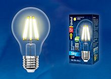 Изображение Лампа светодиодная LED-A70-15W/3000K/E27/CL PLS02WH Sky прозр. картон Uniel UL-00004868 