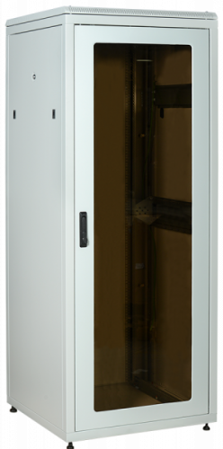 Изображение Шкаф сетевой 19дюйм LINEA N 42U 800х800мм стеклян. передн. дверь метал. задняя сер. ITK LN35-42U88-GM 