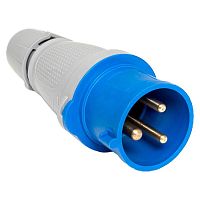 Изображение Вилка переносная 023 2Р+РЕ 32А 220В IP44 EKF PROXIMA ps-023-32-220-PRO 