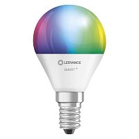 Изображение Лампа светодиодная SMART+ WiFi Mini Bulb Multicolour 5Вт (замена 40Вт) 2700…6500К E14 (уп.3шт) LEDVANCE 4058075485990 