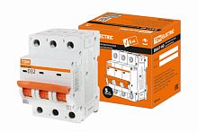 Изображение Автомат  TDM ELECTRIC ВА 47-60  3Р  32А  тип D  6кА  на DIN-рейку  SQ0223-0176 