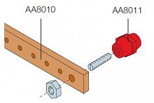 Изображение Шина 20х5 мед. (дл.1м) (уп.4шт) ABB AA8010 