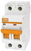 Изображение Автомат  TDM ELECTRIC ВА 47-29  2Р  5А  тип D  4,5кА  на DIN-рейку  SQ0206-0152 