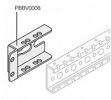 Изображение Уголок для верт. шин сбоку шкафа (уп.8шт) ABB 1STQ007430A0000 