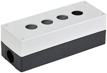 Изображение Корпус КП104-Р для кнопок 4 места бел. IEK BKP10-4-K01-R 