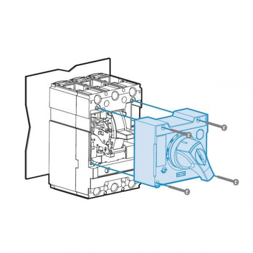 Изображение Рукоятка поворотная DH3-S TS630 LS Electric 83111173801 