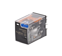 Изображение Реле 6А 4CO 24В DC тест кнопка LED SE RSXM4AB2BD 
