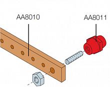 Изображение Изолятор шины (уп.5шт) ABB AA8011 