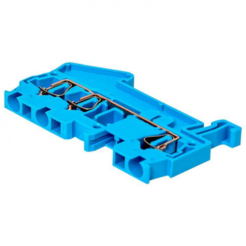 Изображение Колодка клеммная пружинная ST-2.5 28А 3 вывода синяя EKF plc-jxb-st-2.5-3-blue 