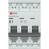Изображение Выключатель автоматический модульный 3п B 1А 6кА ВА 47-63N PROxima EKF M636301B 