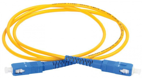 Изображение Патч-корд оптический коммутационный соединительный для одномодового кабеля (SM); 9/125 (OS2); SC/UPC-SC/UPC (Simplex) (дл.15м) ITK FPC09-SCU-SCU-C1L-15M 