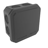 Изображение Коробка ответвительная с 8+2 кабельными вводами d20/20мм IP55 85х85х40мм черн. DKC 53785B 