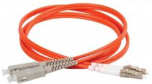 Изображение Патч-корд оптический коммутационный соединительный для многомодового кабеля (MM); 50/125 (OM2); SC/UPC-LC/UPC; двойного исполнения (Duplex); LSZH (дл.2м) ITK FPC50-SCU-LCU-C2L-2M 
