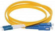 Изображение Патч-корд оптический коммутационный переходной для одномодового кабеля (SM); 9/125 (OS2); LC/UPC-SC/UPC; двойного исполнения (Duplex); LSZH (дл.1м) ITK FPC09-LCU-SCU-C2L-1M 