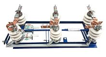 Изображение Разъединитель РЛНД-1-10-400 УХЛ1 с приводом ПРНЗ-10 3п с гибкой связью Электрофарфор ЦБ-00004590 