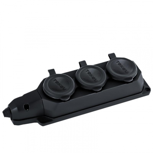 Изображение Колодка удлинителя 3-м 16А с заземл. каучук TOKOV ELECTRIC TKE-C05-KK3-Z 