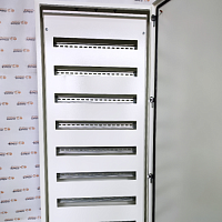 Изображение Щит распределительный ЩРН-72 EasyLine навесной IP54, белый, 640x590x160 с расстоянием между DIN-рейками 140 мм 