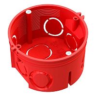 Изображение Коробка установочнаяСП 80-0501С безгалогенная (HF) 68х42 с саморезами без соединителя Промрукав 80-0501С 