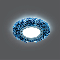 Изображение Светильник Backlight BL070 Круг гран. Черный/Серебро/Хром, Gu5.3, LED 4100K 1/40 BL070 