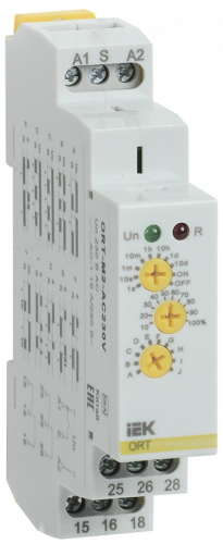 Изображение Реле времени ORT многофункциональное 2 конт. 230 В AС  ORT-M2-AC230V 