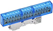 Изображение Шина нулевая N неизол. на универс. держ. 8х12-16-С TEKFOR IEK TF-NN20-16-DL-K07 