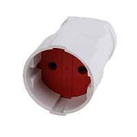 Изображение Розетка разборная без з/к 10А бел. Rexant 11-8527 
